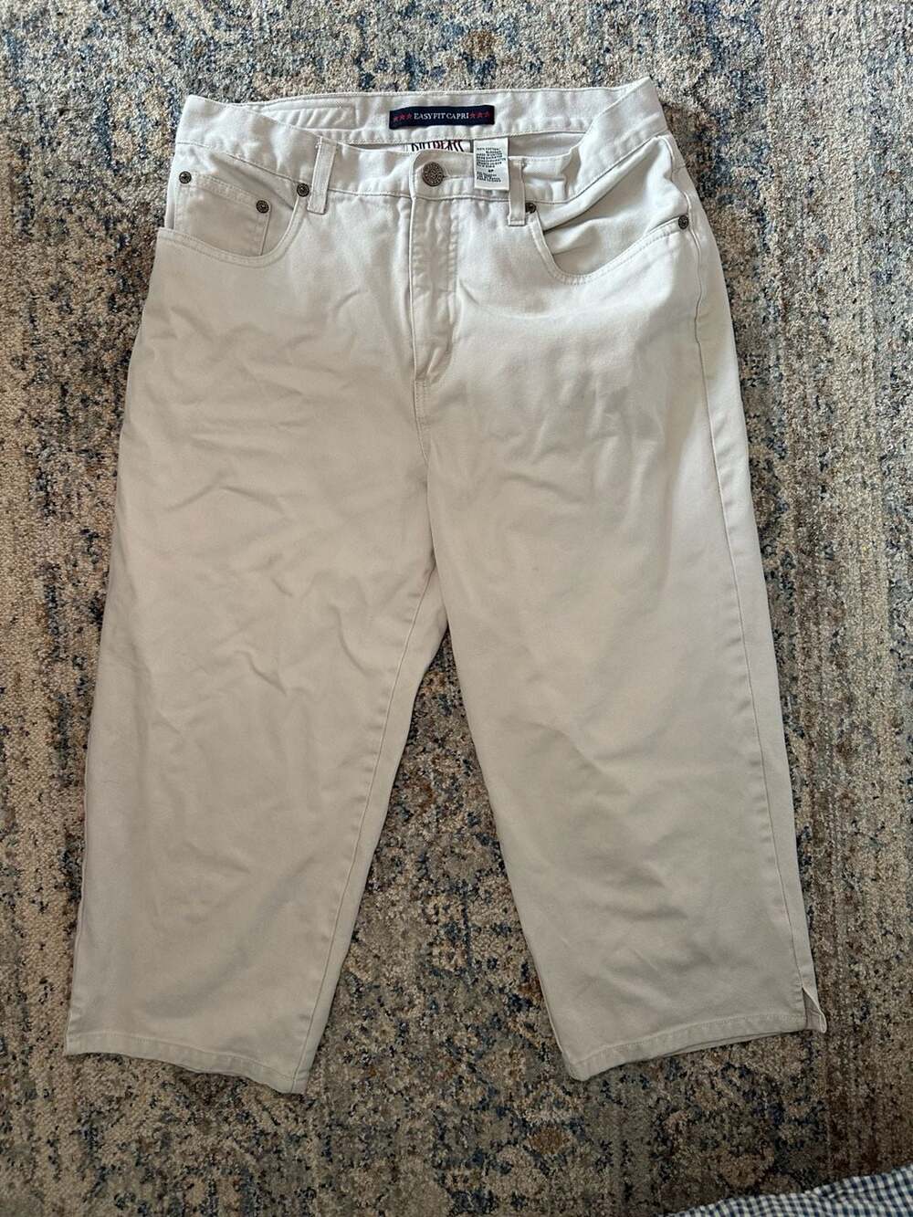 Notations Easy Fit Capri Pants Tan Beige Size 8P